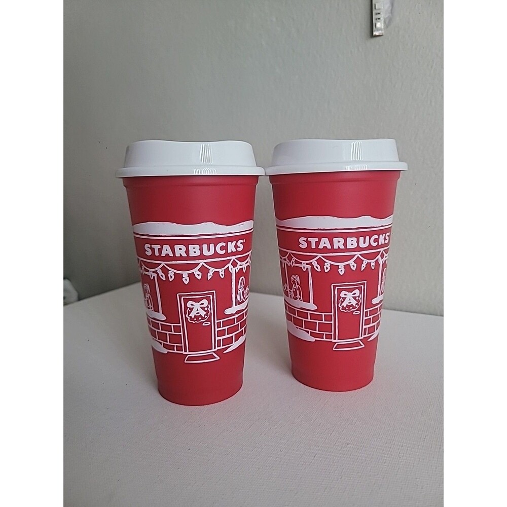 NEW Starbucks Christmas 2025 Red Cup Day 16oz Xmas Holiday Reusable Coffee Cup